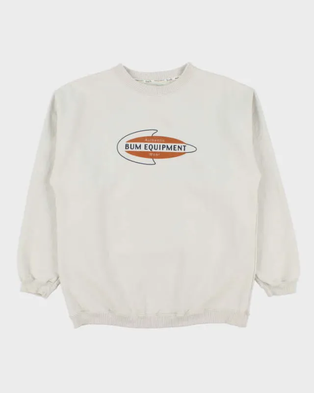 Vintage 1990s B.U.M Equipment Classic Crewneck Sweatshirt - M made by Rokit