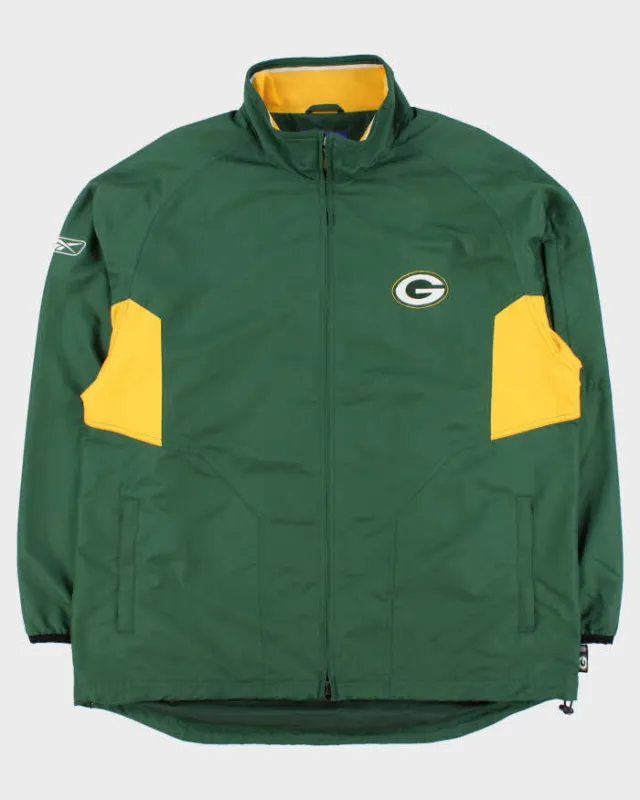 Vintage Reebok NFL Green Bay Packers Softshell Windbreaker - L made by Rokit