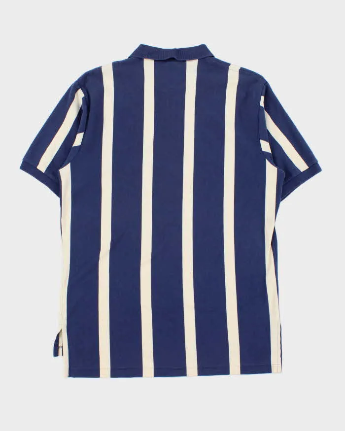 Vintage 1990s Polo Ralph Lauren Striped Classic Short Sleeve Polo Shirt - L sold by Rokit product image thumbnail 2