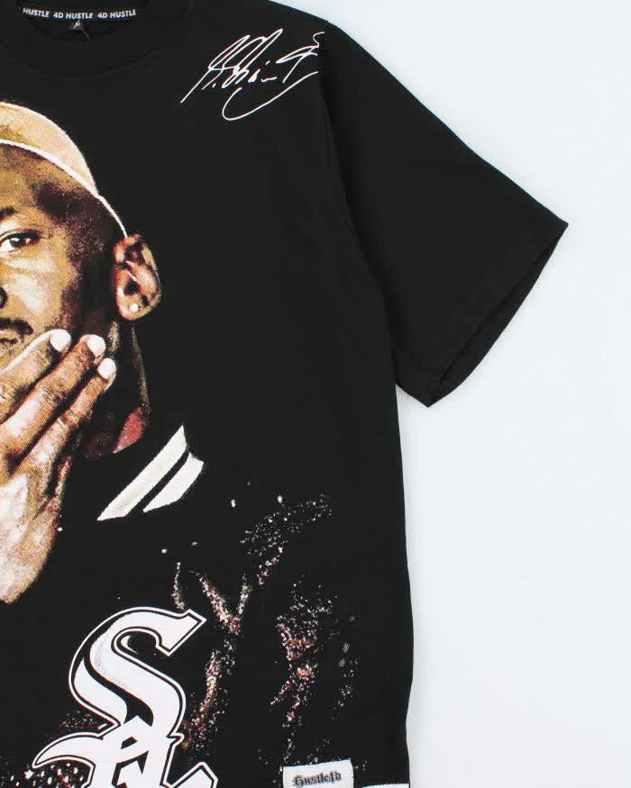 Vintage Hustle4D MJ White Sox Tribute Heavyweight Graphic Crewneck T-Shirt - M sold by Rokit product image thumbnail 3
