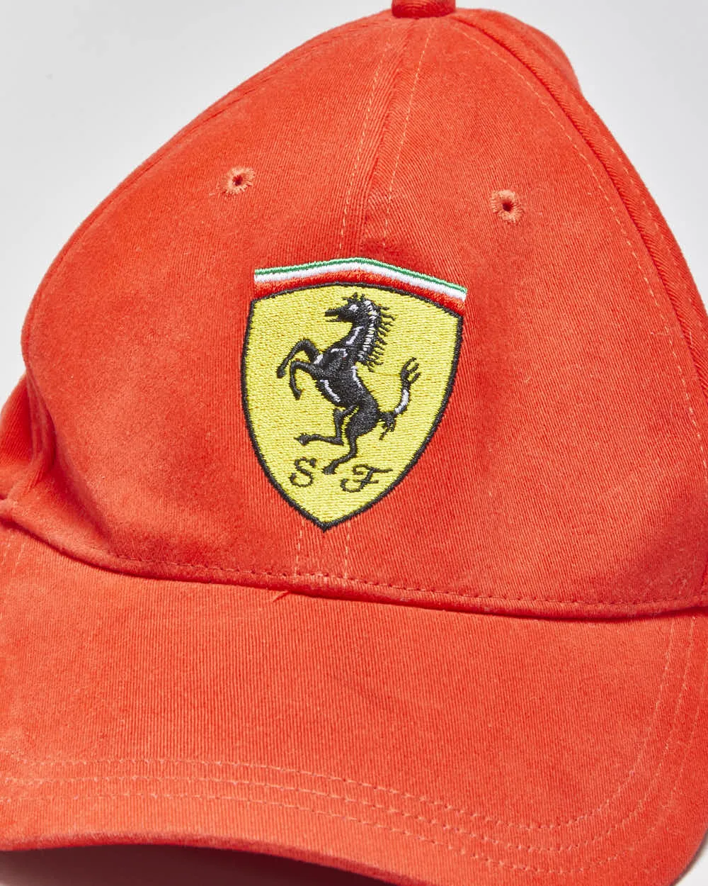 Vintage Y2K 00s Puma Ferrari Embroidered Soft Canvas Flex Fit Baseball Cap - S/M sold by Rokit product image thumbnail 3
