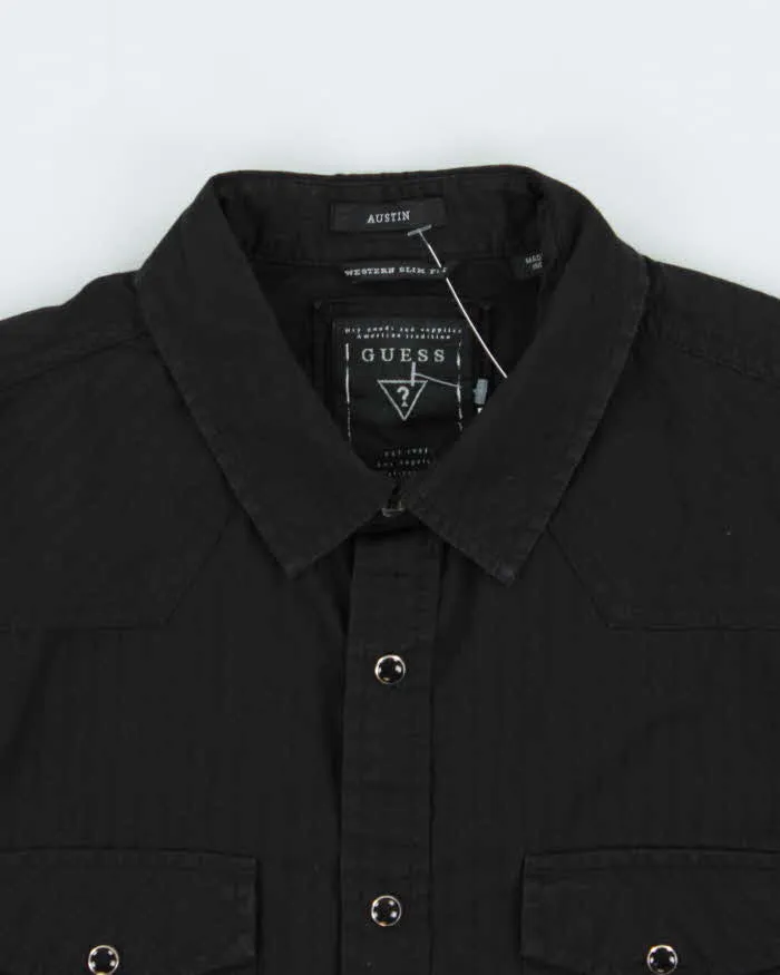 Vintage Y2K 00s Guess Striped Snap Button 'Austin' Long Sleeve 'Western Slim Fit' Shirt - M sold by Rokit product image thumbnail 5