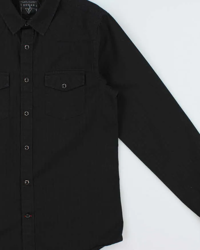 Vintage Y2K 00s Guess Striped Snap Button 'Austin' Long Sleeve 'Western Slim Fit' Shirt - M sold by Rokit product image thumbnail 3