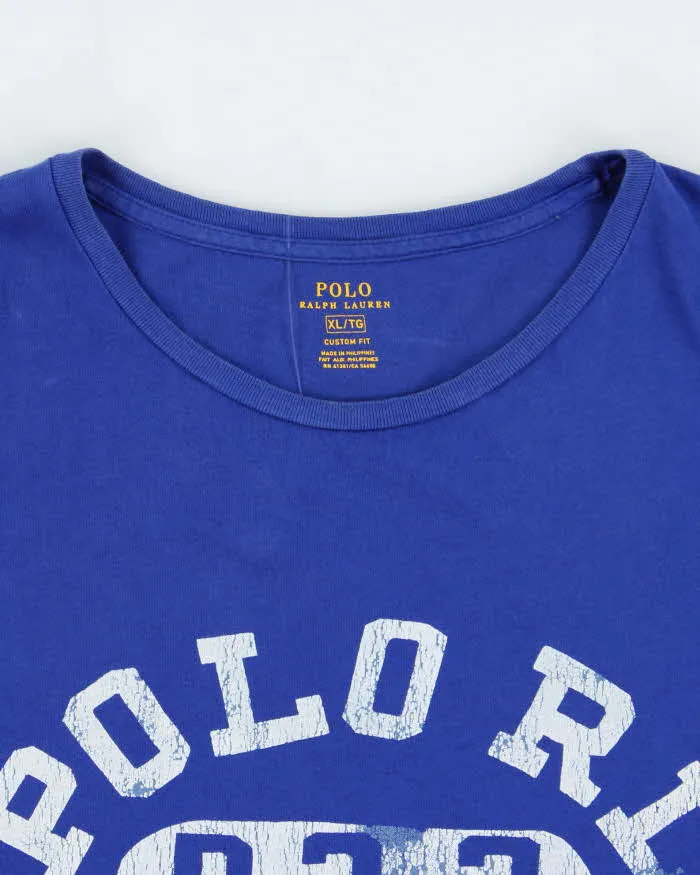 Vintage Polo Ralph Lauren Varsity TR. Custom Fit Crewneck T-Shirt - XL sold by Rokit product image thumbnail 5