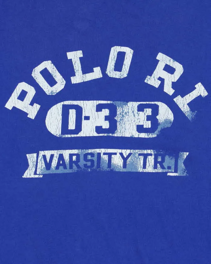 Vintage Polo Ralph Lauren Varsity TR. Custom Fit Crewneck T-Shirt - XL sold by Rokit product image thumbnail 4
