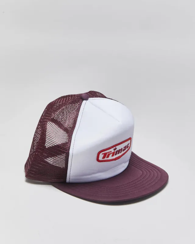 DS 1990s Trimac Transportation AJM Headwear Trucker Hat - OS made by Rokit
