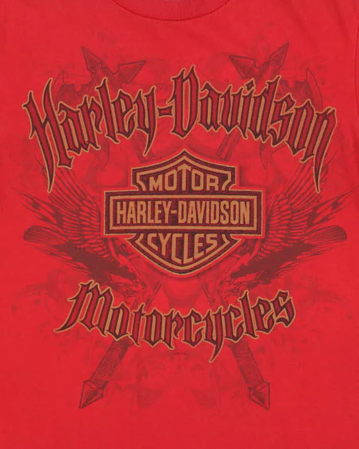 Vintage Harley Davidson Trev Deeley Vancouver Heavyweight Crewneck T-Shirt - M sold by Rokit product image thumbnail 4