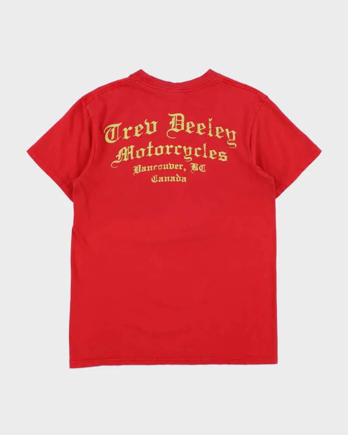 Vintage Harley Davidson Trev Deeley Vancouver Heavyweight Crewneck T-Shirt - M sold by Rokit product image thumbnail 2