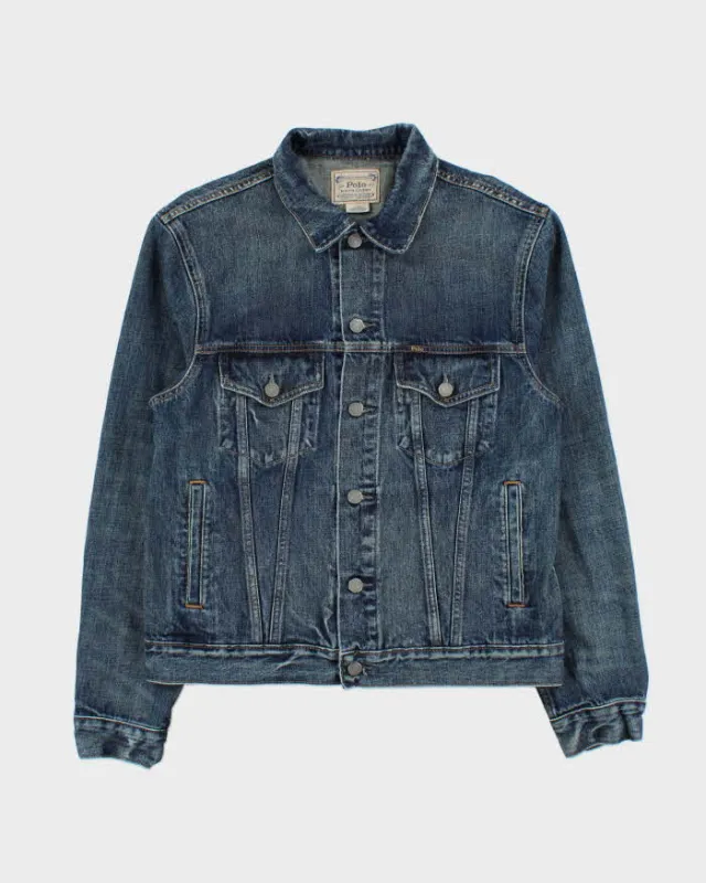 Vintage Polo Ralph Lauren Medium Wash Denim Trucker Jacket - M made by Ralph Lauren
