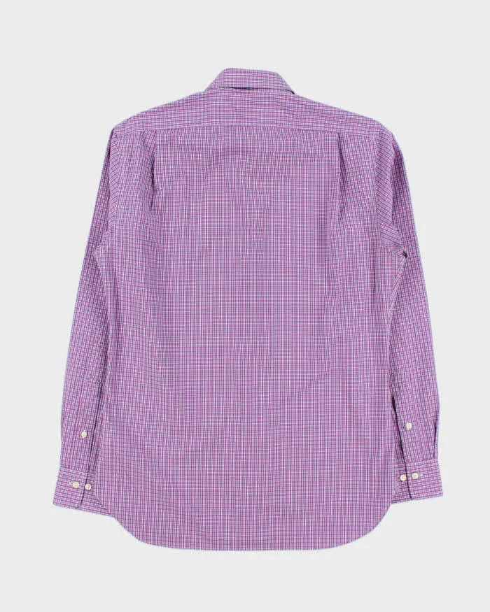 Vintage Ralph Lauren Checked Slim Fit Long Sleeve Shirt - M sold by Rokit product image thumbnail 2