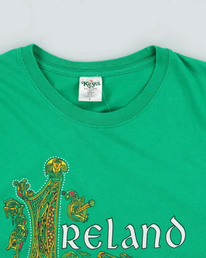 Vintage Y2K 00s Ireland Novelty Super Fit Ringspun Crewneck T-Shirt - L sold by Rokit product image thumbnail 5