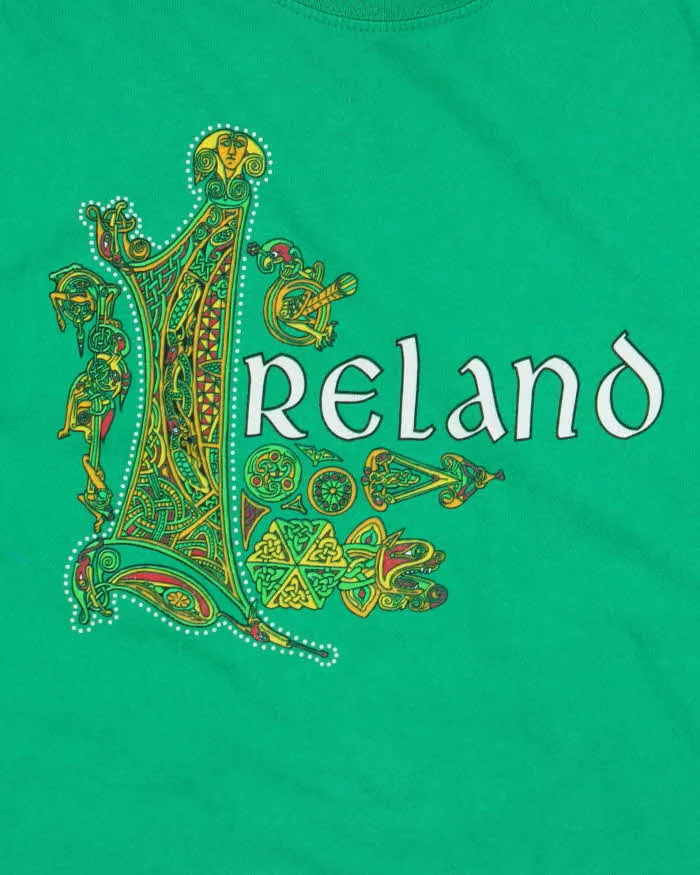 Vintage Y2K 00s Ireland Novelty Super Fit Ringspun Crewneck T-Shirt - L sold by Rokit product image thumbnail 4
