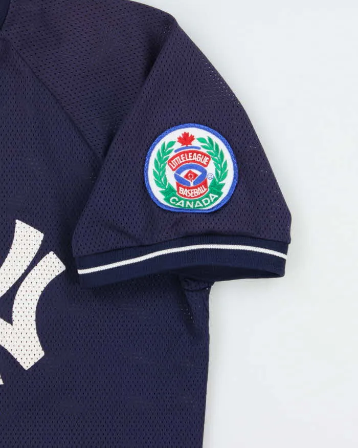 Vintage 1990s Saxon Ath. N.Y Yankees Little League Mesh V-Neck Baseball Jersey - M sold by Rokit product image thumbnail 5