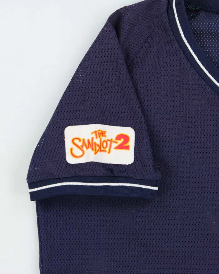 Vintage 1990s Saxon Ath. N.Y Yankees Little League Mesh V-Neck Baseball Jersey - M sold by Rokit product image thumbnail 4