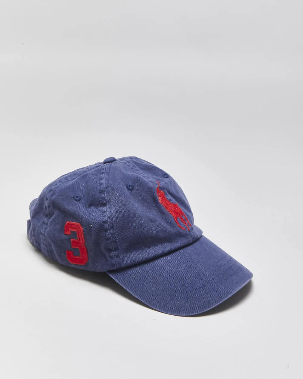 Vintage Y2K 00s Polo Ralph Lauren Big Pony #3 Chino Baseball Cap - OS sold by Rokit