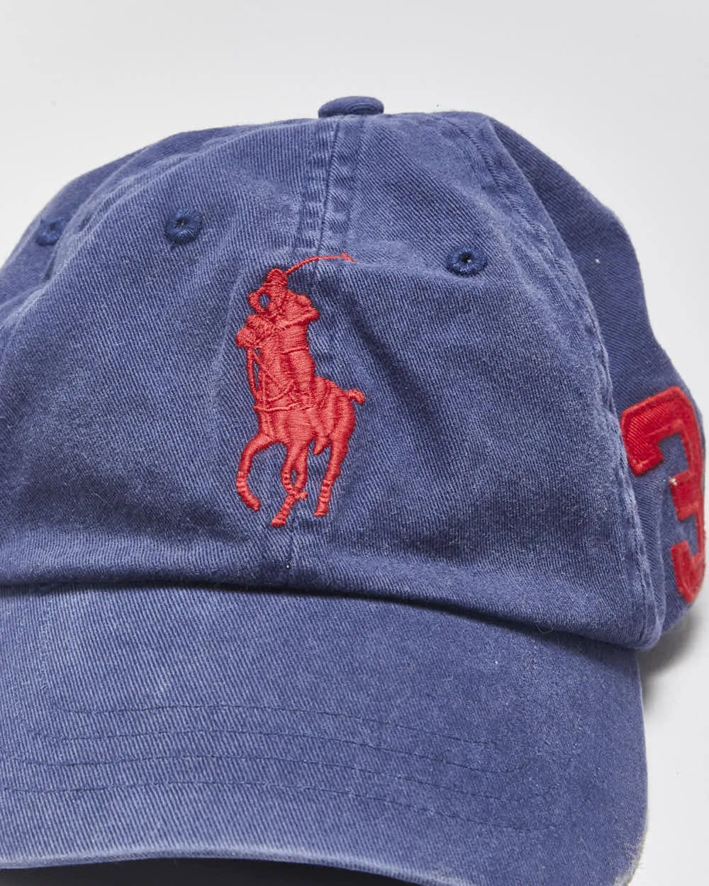 Vintage Y2K 00s Polo Ralph Lauren Big Pony #3 Chino Baseball Cap - OS sold by Rokit product image thumbnail 3