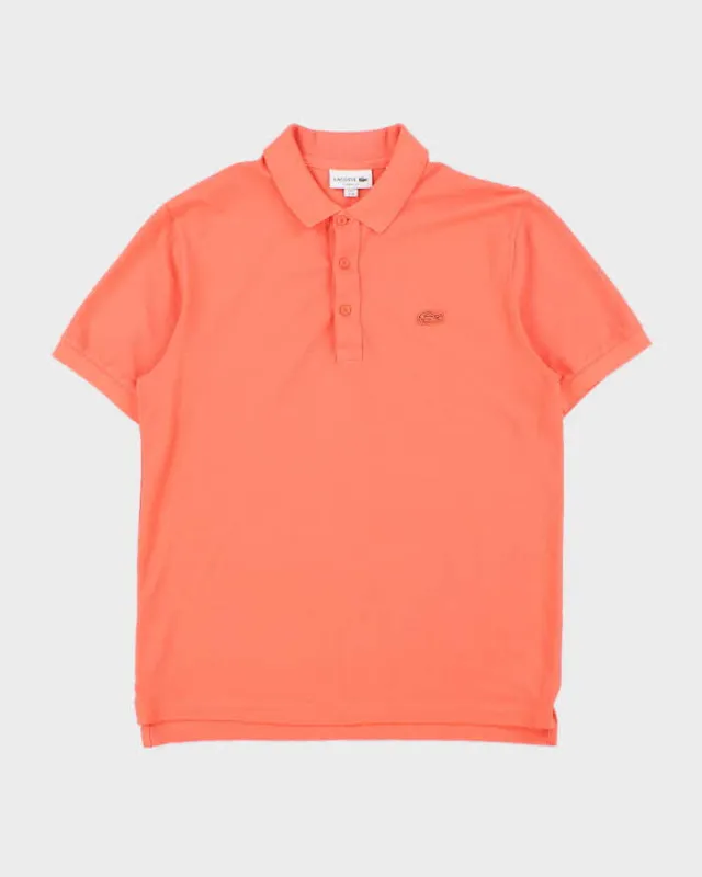 Vintage Lacoste Apricot Croc Classic Fit Short Sleeve Polo Shirt - M made by Lacoste