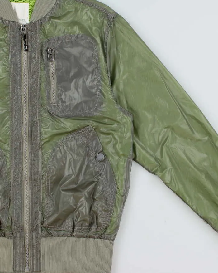 Vintage Y2K 00s Diesel Soft Shell Nylon Volt Bomber Jacket - S sold by Rokit product image thumbnail 3
