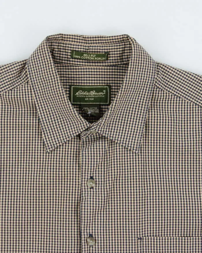 Vintage Eddie Bauer Checked Relaxed Fit Long Sleeve Shirt - L sold by Rokit product image thumbnail 3