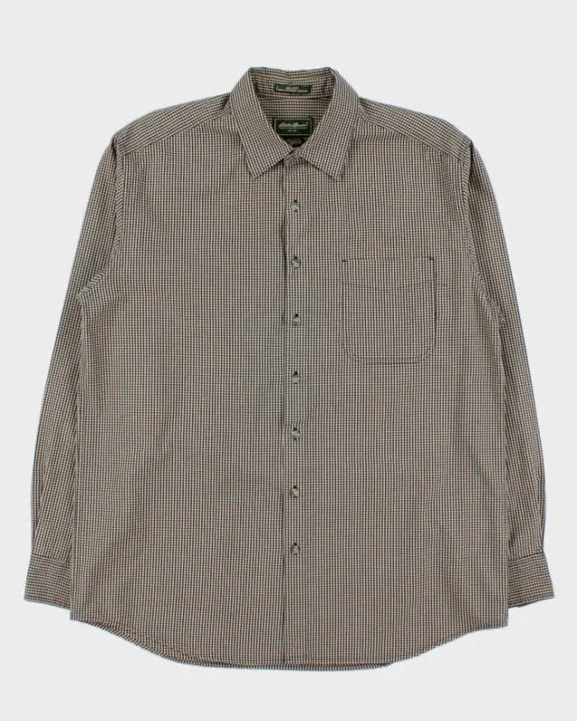 Vintage Eddie Bauer Checked Relaxed Fit Long Sleeve Shirt - L made by Eddie Bauer
