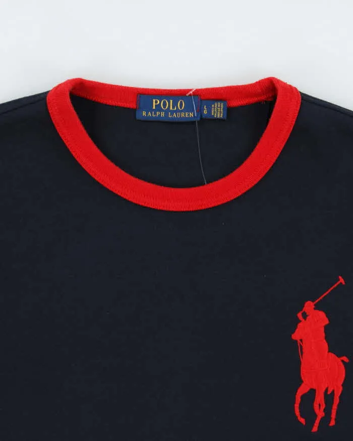 Vintage Polo Ralph Lauren Big Pony 67 Cookie Patch Heavyweight Crewneck Sweatshirt - L sold by Rokit product image thumbnail 5
