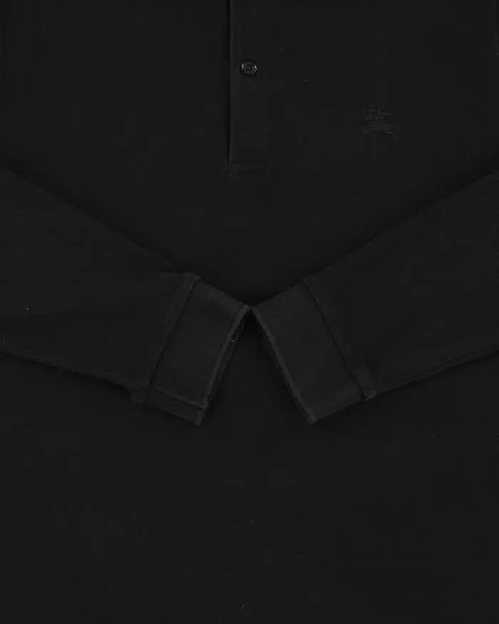 Vintage Burberry Nova Check-Placket Long Sleeve Polo Shirt - M sold by Rokit product image thumbnail 4