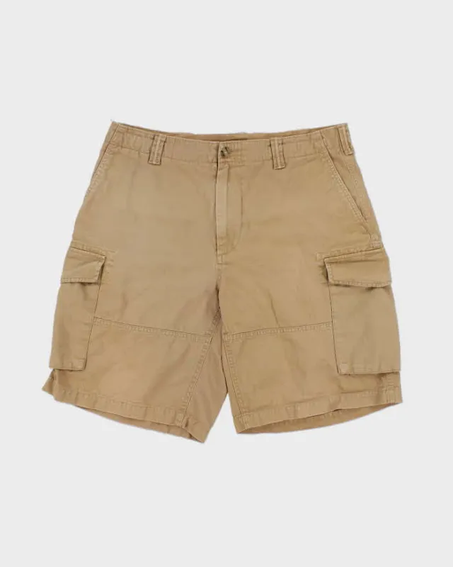 Vintage Polo Ralph Lauren Canvas Relaxed Fit Wide Leg Cargo Shorts - W33 made by Ralph Lauren