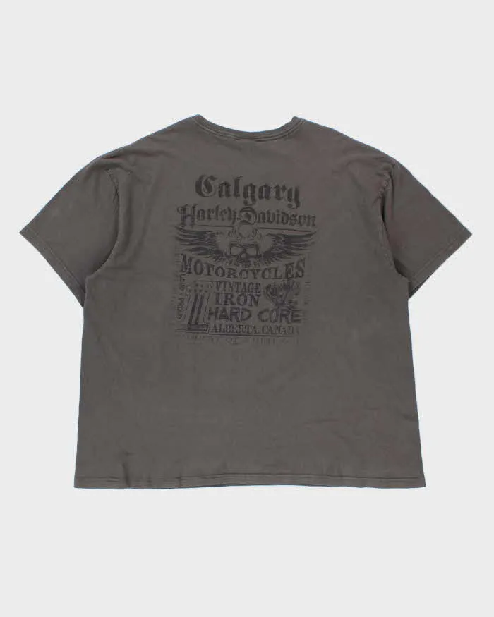 Vintage Harley Davidson Made In USA Heavyweight Crewneck T-Shirt - 3XL sold by Rokit product image thumbnail 2