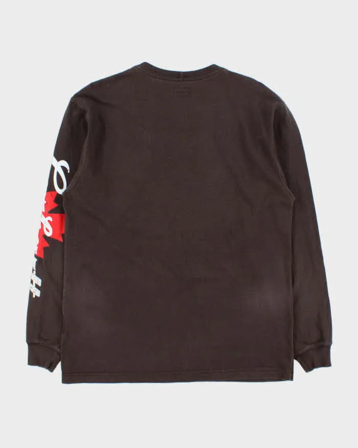 Vintage Carhartt Heavyweight Long Sleeve Logo Loose Fit Crewneck Pocket T-Shirt - S sold by Rokit product image thumbnail 2