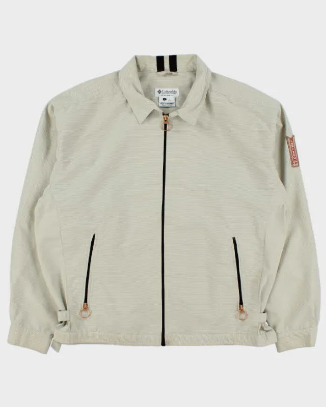 Vintage 1997 Columbia Convert Woven Shell Windbreaker Harrington Jacket - L made by Columbia