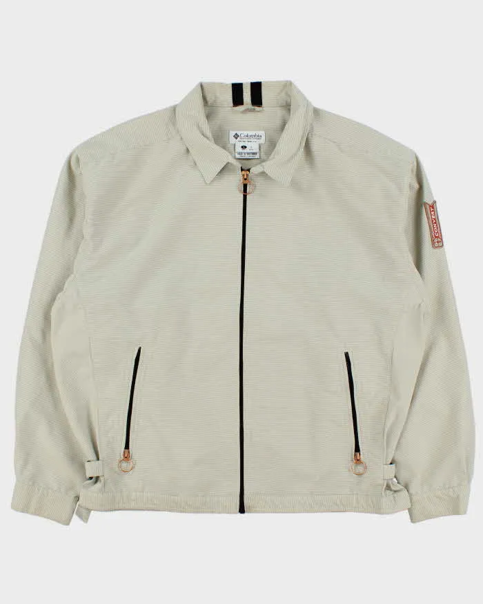 Vintage 1997 Columbia Convert Woven Shell Windbreaker Harrington Jacket - L sold by Rokit