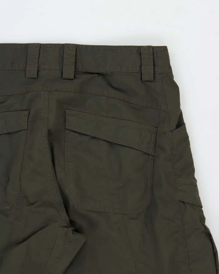 Vintage Y2K 00s Arc'teryx Khaki 'Jasp' Low-Rise Soft Shell Straight Leg Elastic Hiking Trousers - W30 L32 sold by Rokit product image thumbnail 4