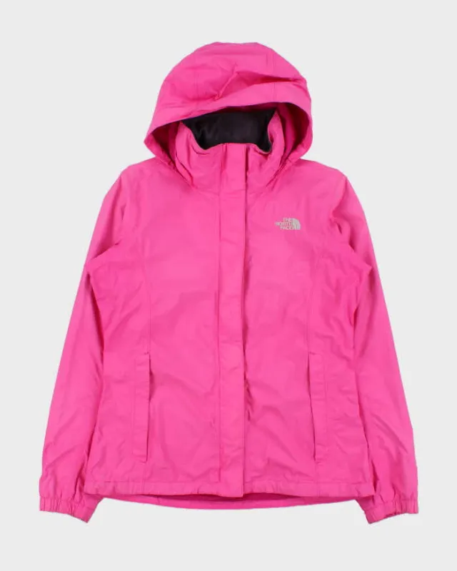 Vintage The North Face Women's Hot Pink Lightweight HyVent Waterproof Jacket - M made by The North Face