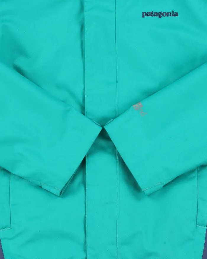 Vintage Patagonia Women's Teal Heavyweight Soft Shell 'H2no' Mountaineering Jacket - S sold by Rokit product image thumbnail 4