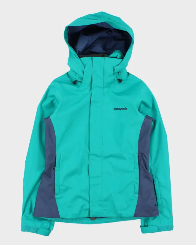 Vintage Patagonia Women's Teal Heavyweight Soft Shell 'H2no' Mountaineering Jacket - S made by Patagonia