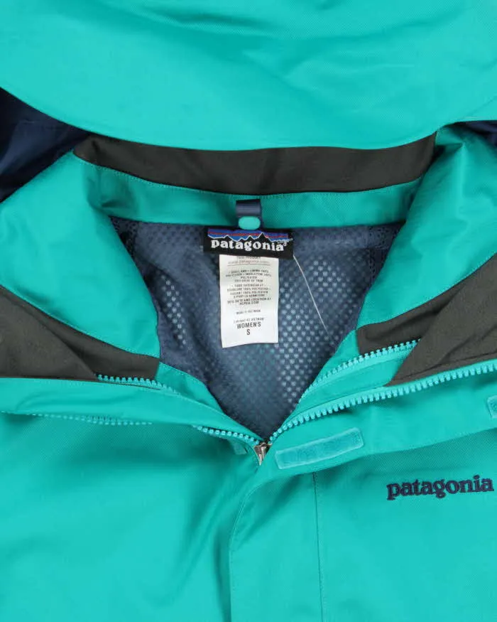 Vintage Patagonia Women's Teal Heavyweight Soft Shell 'H2no' Mountaineering Jacket - S sold by Rokit product image thumbnail 5