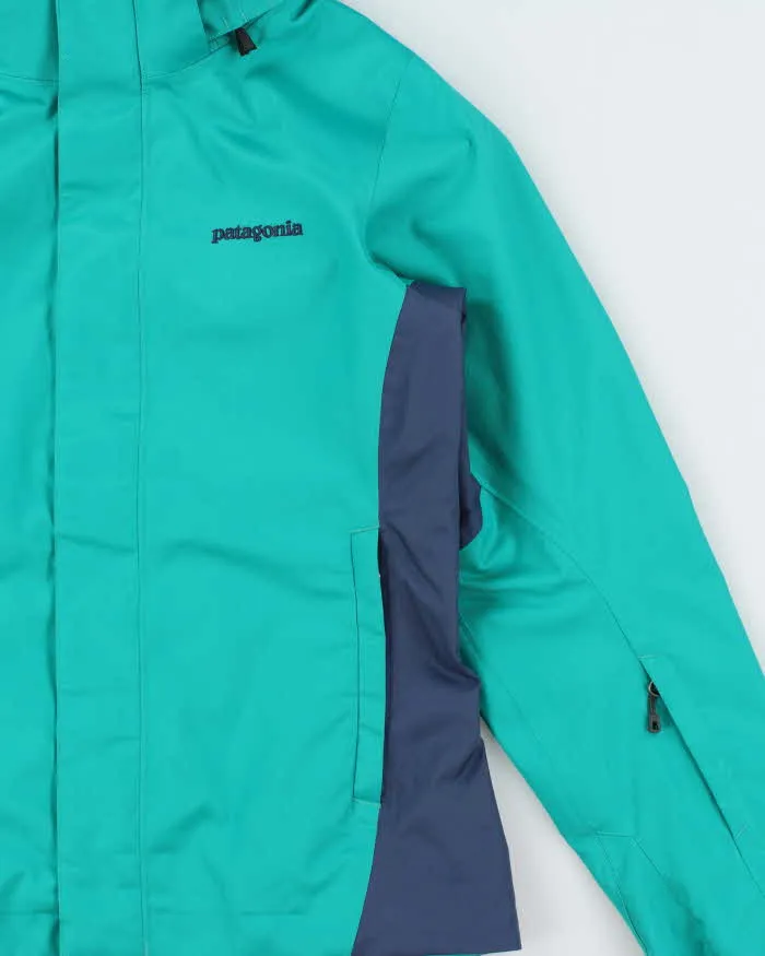 Vintage Patagonia Women's Teal Heavyweight Soft Shell 'H2no' Mountaineering Jacket - S sold by Rokit product image thumbnail 3
