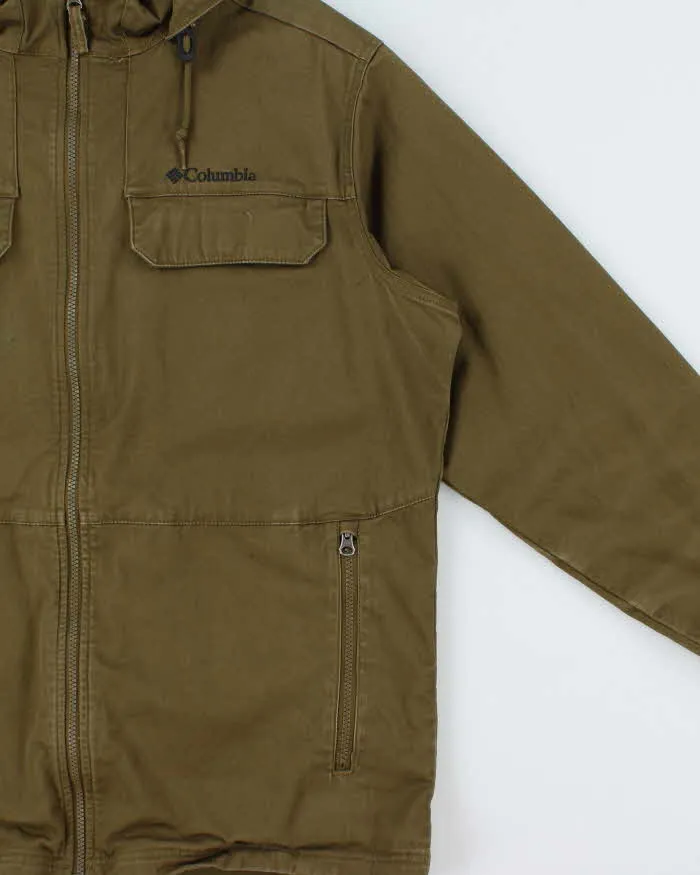 Vintage Columbia Khaki Canvas Hooded Military Field Jacket - L sold by Rokit product image thumbnail 3