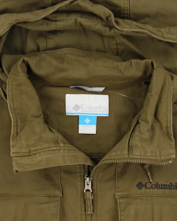 Vintage Columbia Khaki Canvas Hooded Military Field Jacket - L sold by Rokit product image thumbnail 5