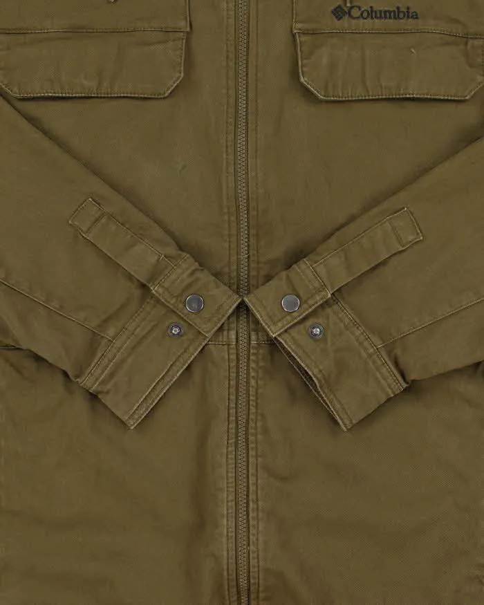 Vintage Columbia Khaki Canvas Hooded Military Field Jacket - L sold by Rokit product image thumbnail 4