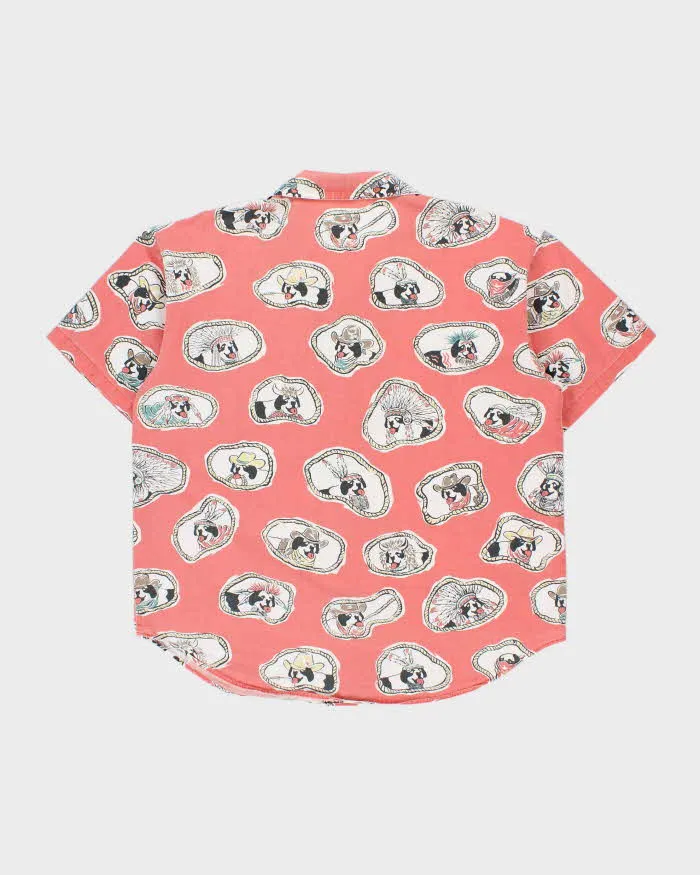 Vintage 1990s Big Dogs USA Western Graphic Camp Collar Short Sleeve Shirt - L sold by Rokit product image thumbnail 2