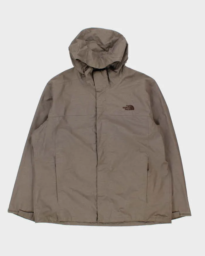 Vintage The North Face Marl Brown DryVent Hooded Waterproof Jacket - XXL sold by Rokit