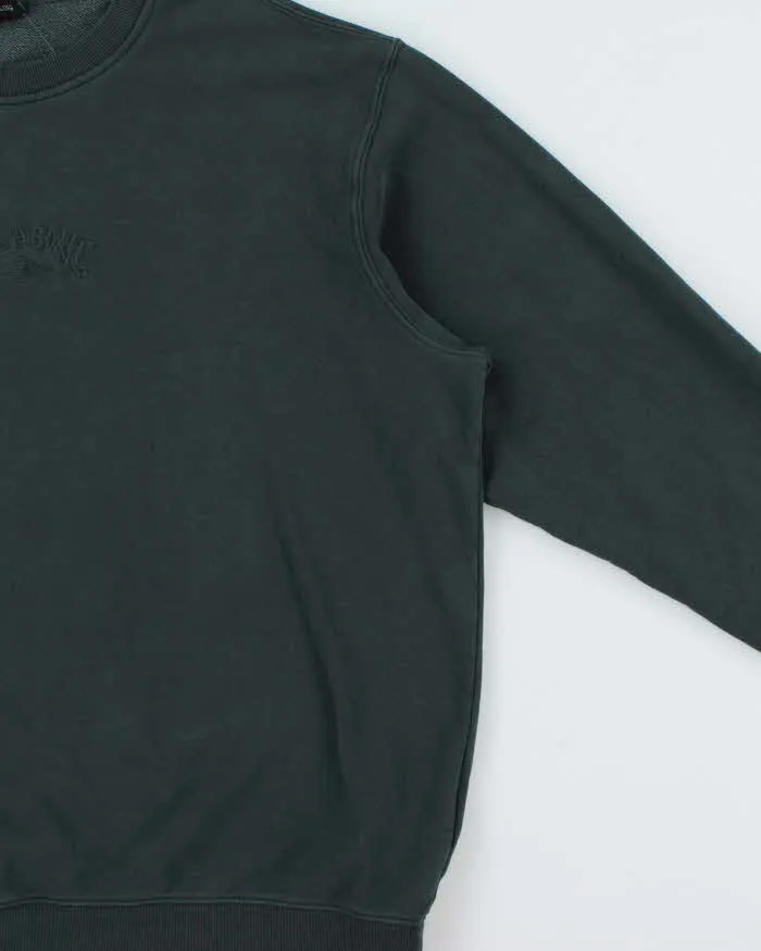Vintage Billabong Heavyweight Forest Green Embroidered Crewneck Sweatshirt - XXL sold by Rokit product image thumbnail 3