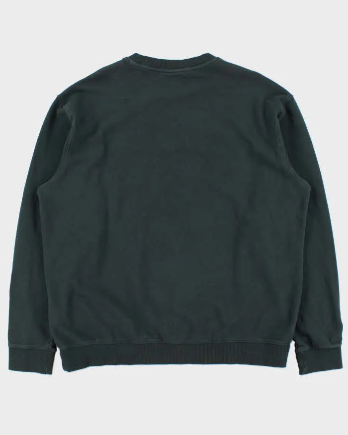 Vintage Billabong Heavyweight Forest Green Embroidered Crewneck Sweatshirt - XXL sold by Rokit product image thumbnail 2