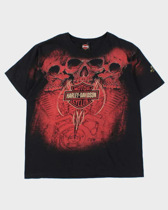 Vintage Harley Davidson Denver Colorado Motorcycle Club Skeleton Crewneck T-Shirt - XL sold by Rokit