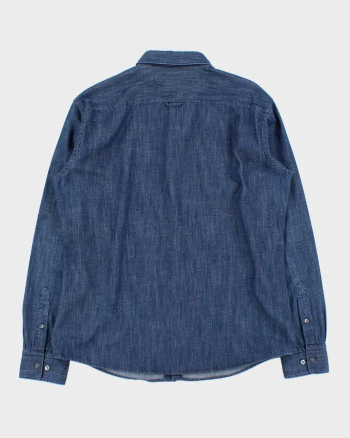 Vintage Hugo Boss Slim Fit Denim Shirt - XL sold by Rokit product image thumbnail 2