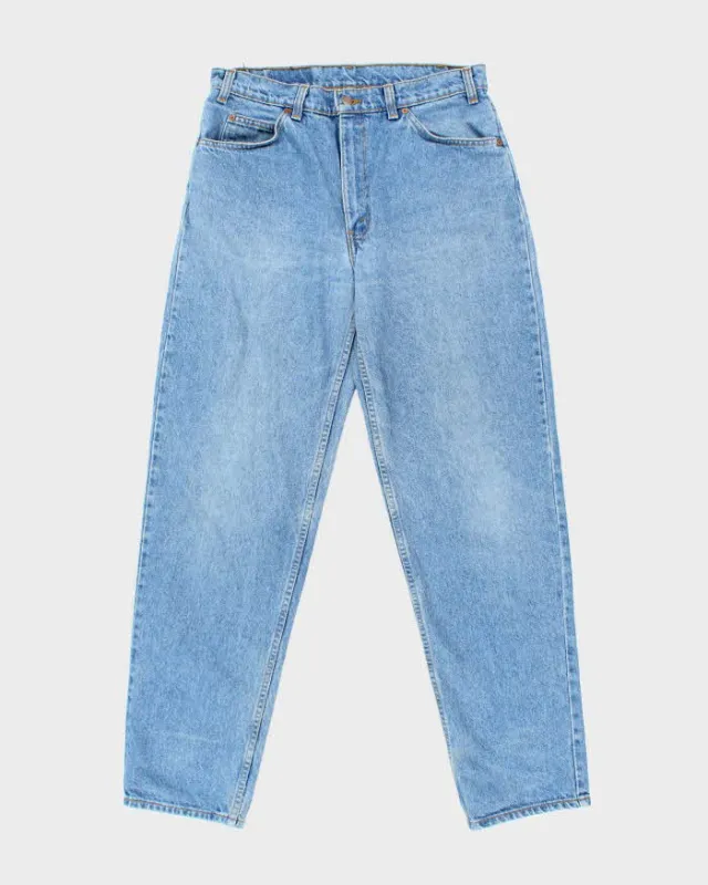 Vintage 1995 Levi's 634 Orange Tab Made In Canada Light Wash Denim Relaxed Straight Leg Jeans - W34 L34 made by Levi's