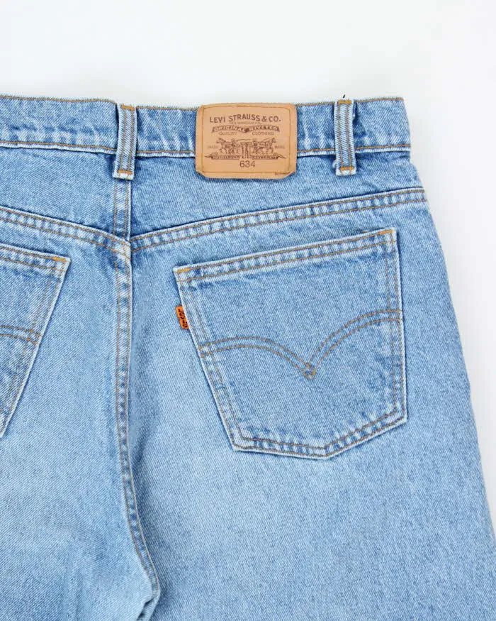 Vintage 1995 Levi's 634 Orange Tab Made In Canada Light Wash Denim Relaxed Straight Leg Jeans - W34 L34 sold by Rokit product image thumbnail 4