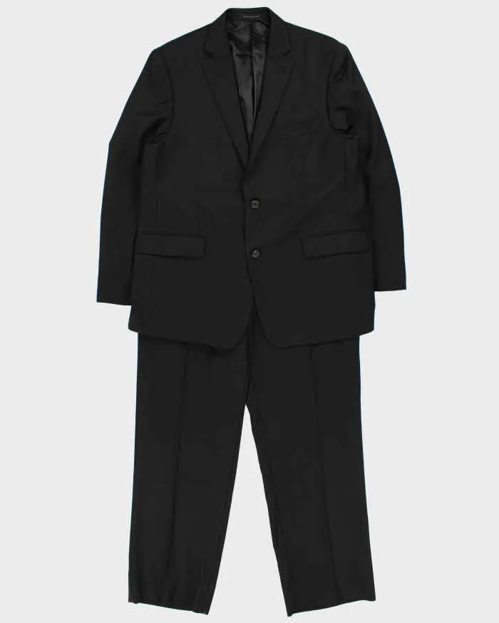 Vintage Lauren Ralph Lauren Wool Pinstripe Single Breasted Relaxed Straight Leg Two-Piece Suit - XL sold by Rokit