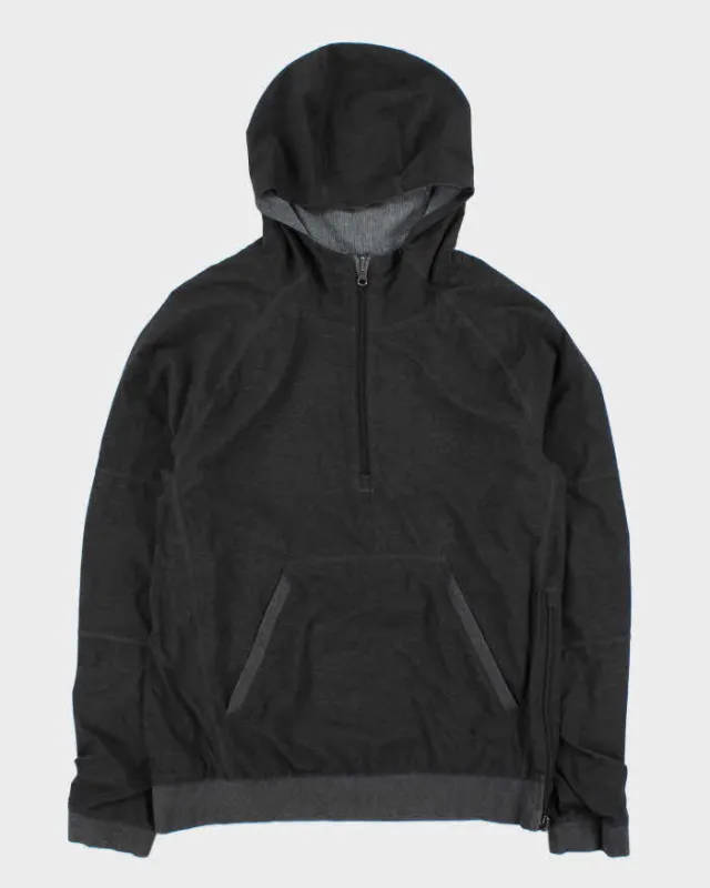 Lululemon Marl Grey Reversible Soft Shell Half-Zip Running Jacket - M made by Lululemon